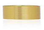 Gold-Plated Alloy Set Of 12 Gold Metal Bangles - The Pari - Distacart
