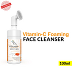 Fixderma 2% Vitamin C Face Wash, Foaming Face Cleanser with Brush
