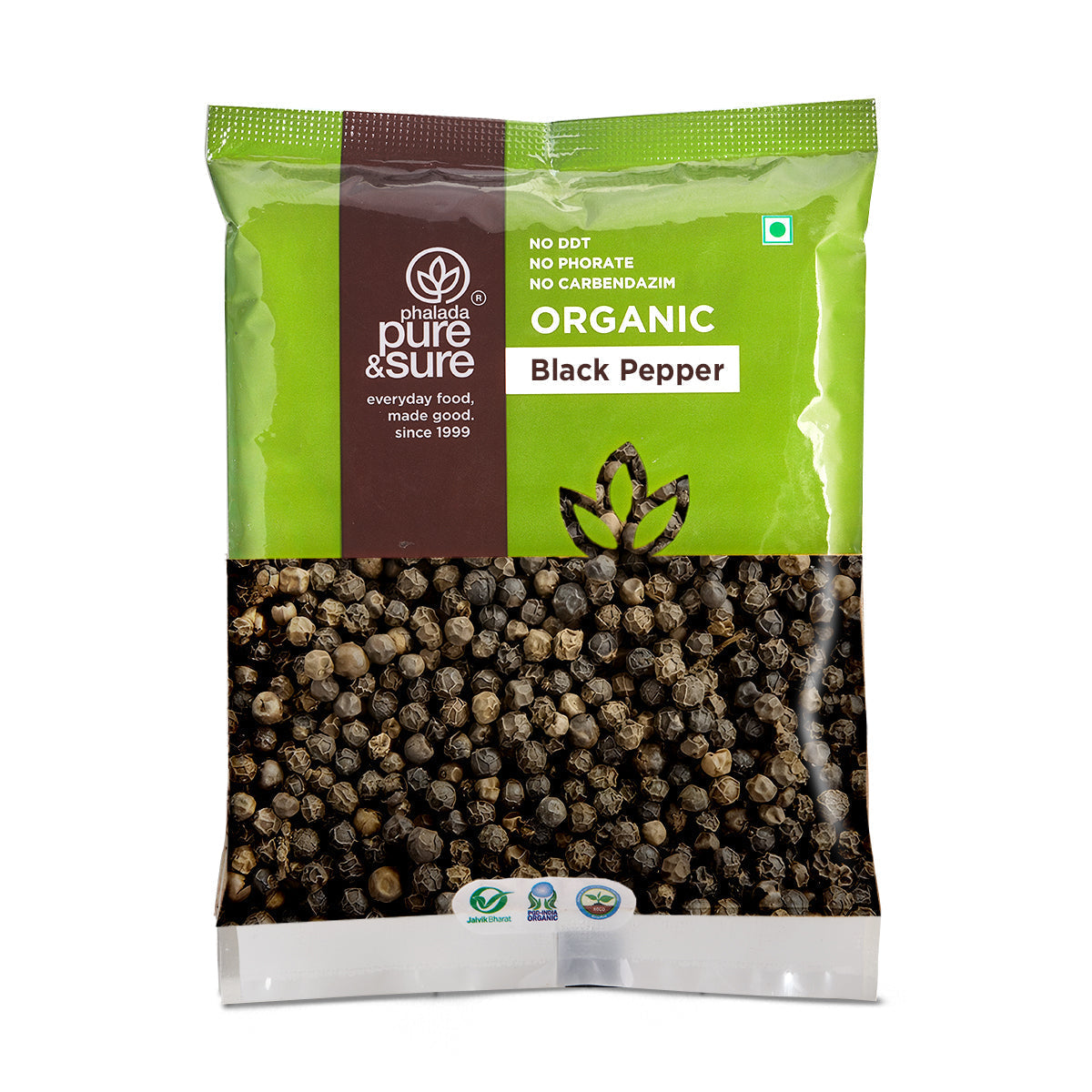 Pure & Sure Organic Black Pepper Whole - Distacart