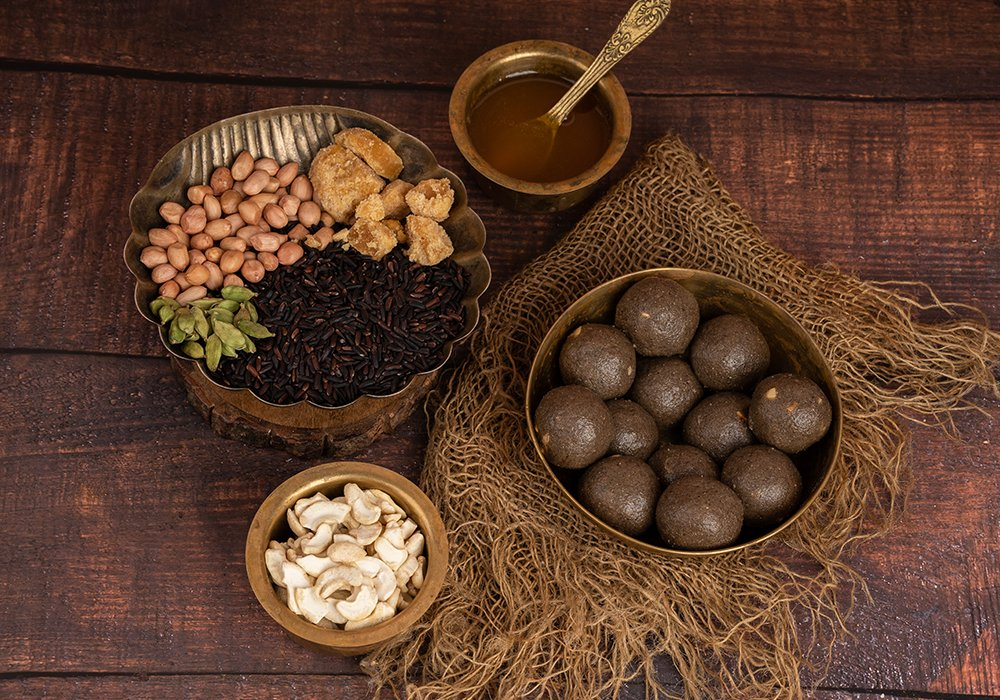 Narchuvai Foods Black Rice Laddoos - Distacart