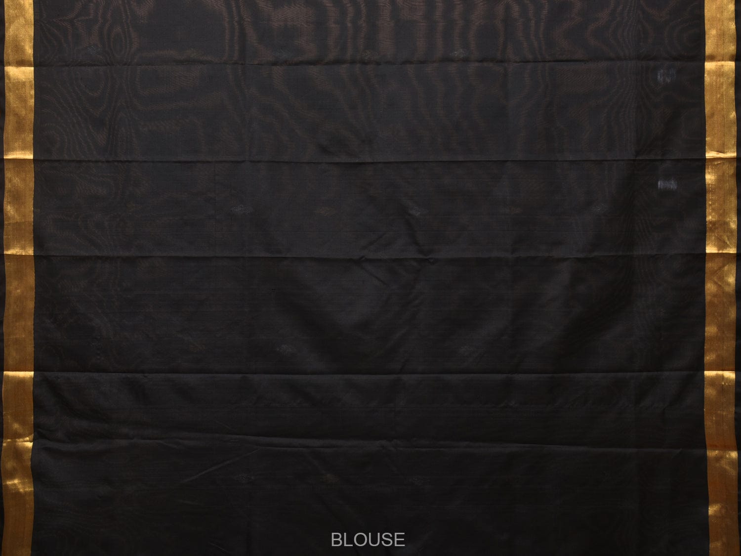 Black Uppada Silk Handloom Saree with Floral Pallu Design - Global Threads