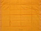 Blue and Yellow Uppada Silk Handloom Saree with Buta and Ikat Border Design - Global Threads