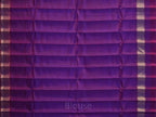 Blue Gadwal Silk Handloom Saree with Strips Border Design - Global Threads