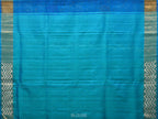 Blue Uppada Silk Handloom Saree with All Over Floral Design - Global Threads