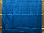 Blue Uppada Silk Handloom Saree with All Over Grill Design - Global Threads