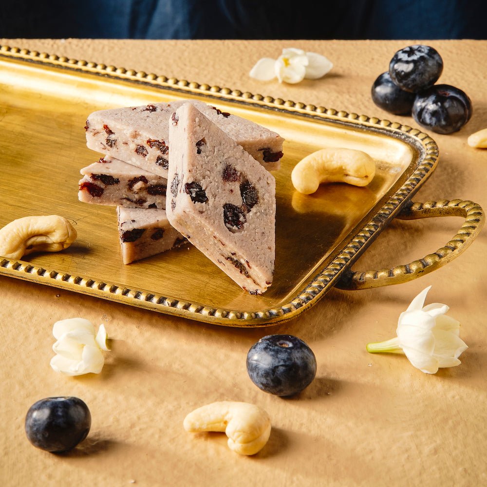 Shree Mithai Blueberry Kaju Katli - Distacart
