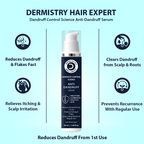 Dermistry Anti-Dandruff Control Hair Mask & Serum Combo - Distacart