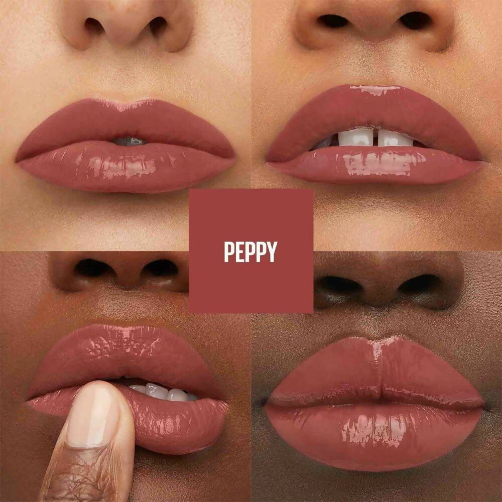 Maybelline New York Super Stay Vinyl Ink Liquid Lipstick, Instant Shine Lasts Up To 16H - Peppy
