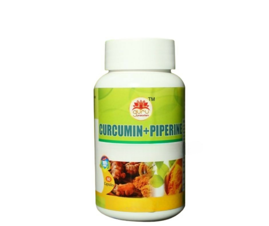Guru Prasadam Curcumin + Piperine Capsules - Distacart