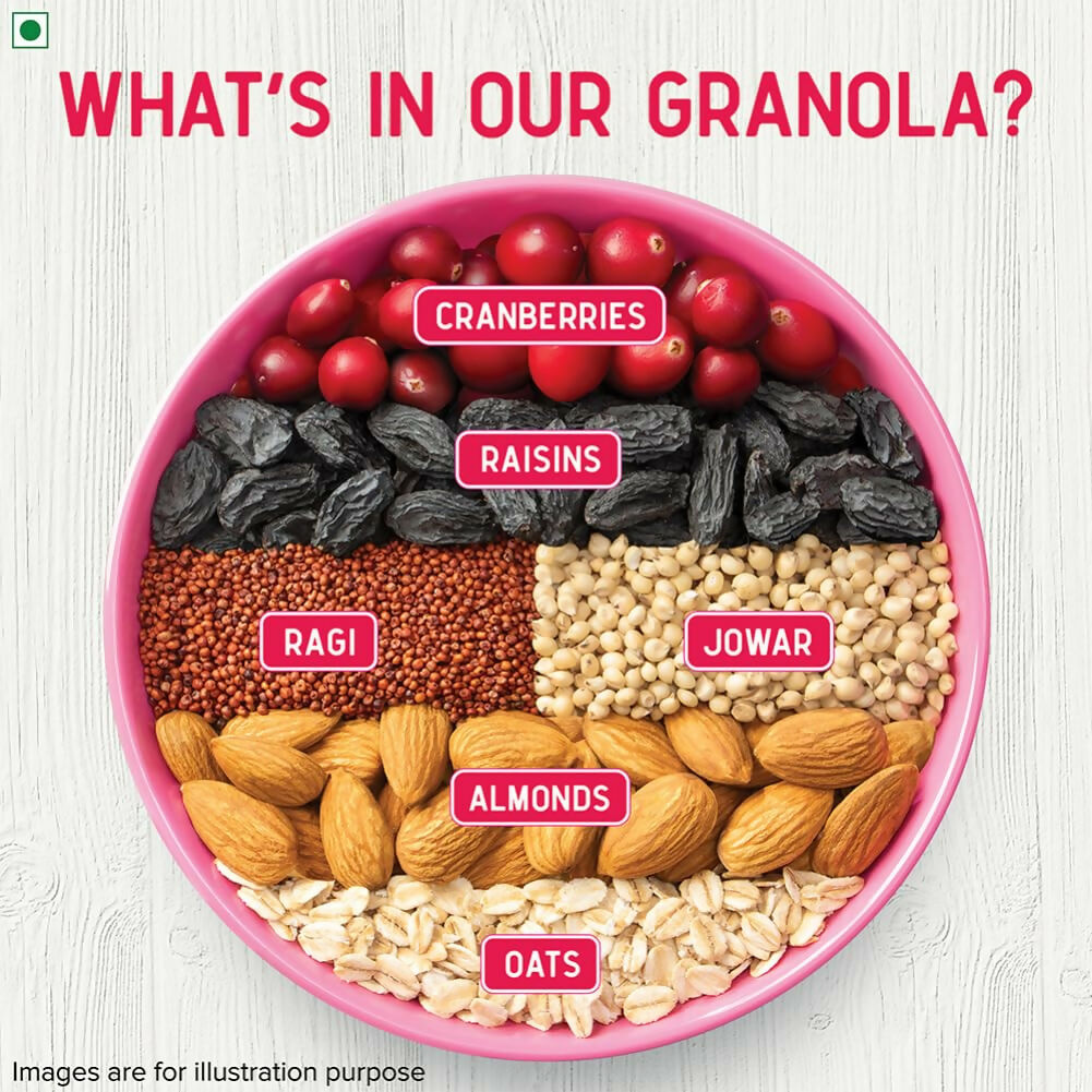 Tata Soulfull Millet Granola (Almonds & Cranberries) - Distacart