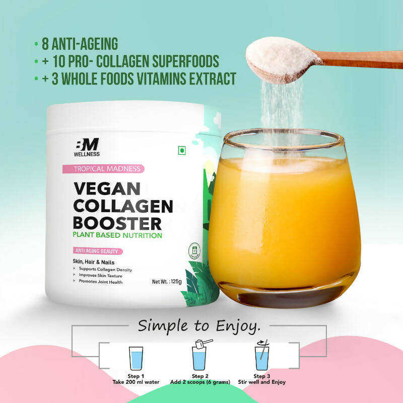BM Wellness Vegan Collagen Booster - Blueberry - Distacart