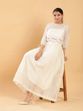 BohoJazz Bohemian Signature Dress with Embroidered Mul Top - Distacart