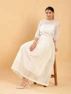 BohoJazz Bohemian Signature Dress with Embroidered Mul Top - Distacart