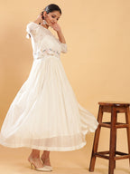 BohoJazz Bohemian Signature Dress with Embroidered Mul Top - Distacart
