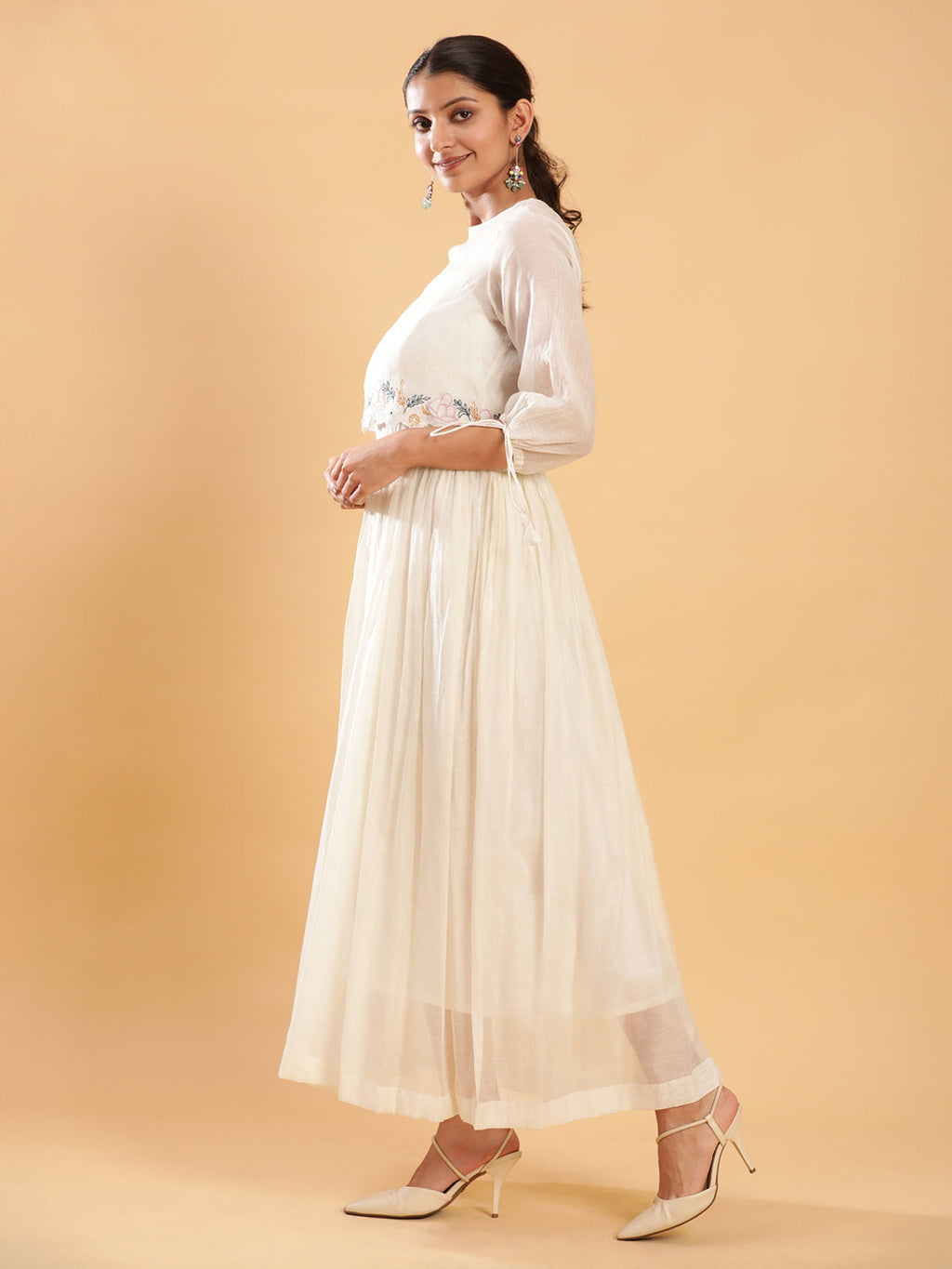 BohoJazz Bohemian Signature Dress with Embroidered Mul Top - Distacart