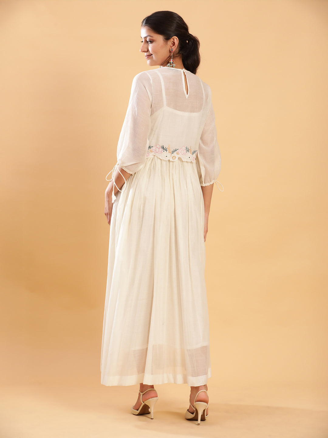 BohoJazz Bohemian Signature Dress with Embroidered Mul Top - Distacart