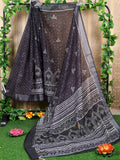 Shree Shyam Fashion Cotton Black Saree - Distacart