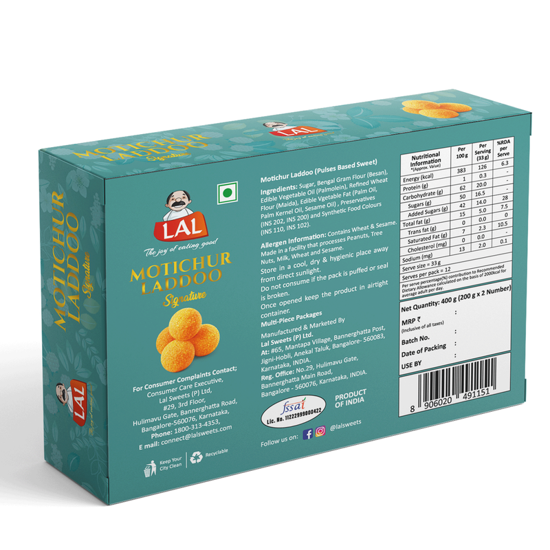 Lal Sweets Motichur Laddoo - Distacart