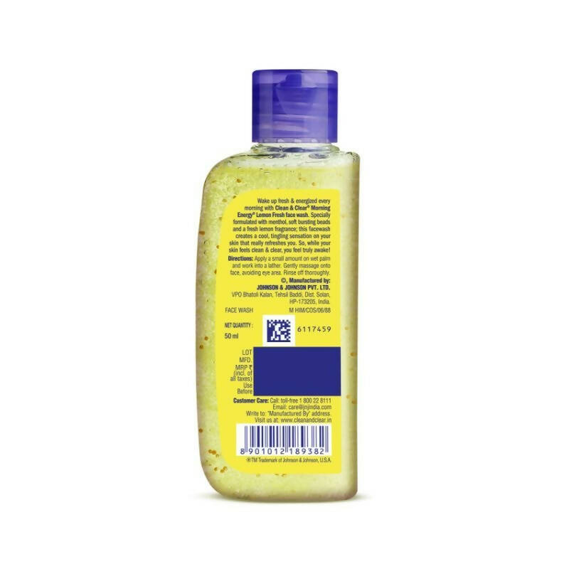 Clean & Clear Morning Energy Lemon Fresh Face Wash - Distacart