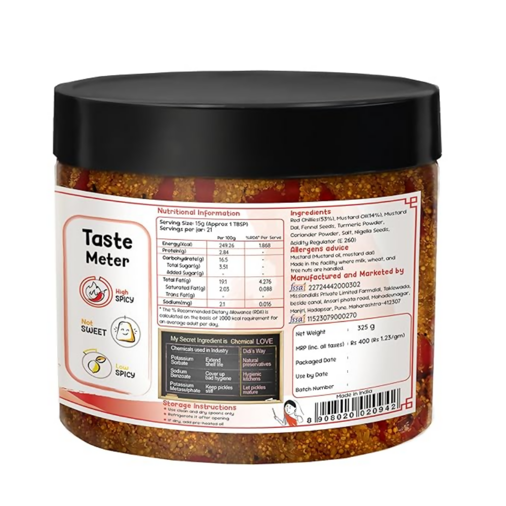 FarmDidi Stuffed Red Chilli Pickle