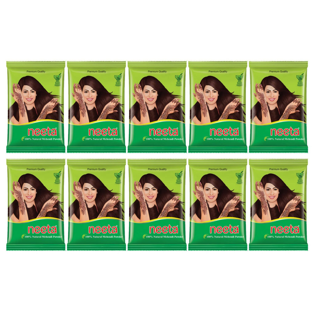 Neeta Henna Powder Enriched With Natural Herbs-Natural Brown - Distacart