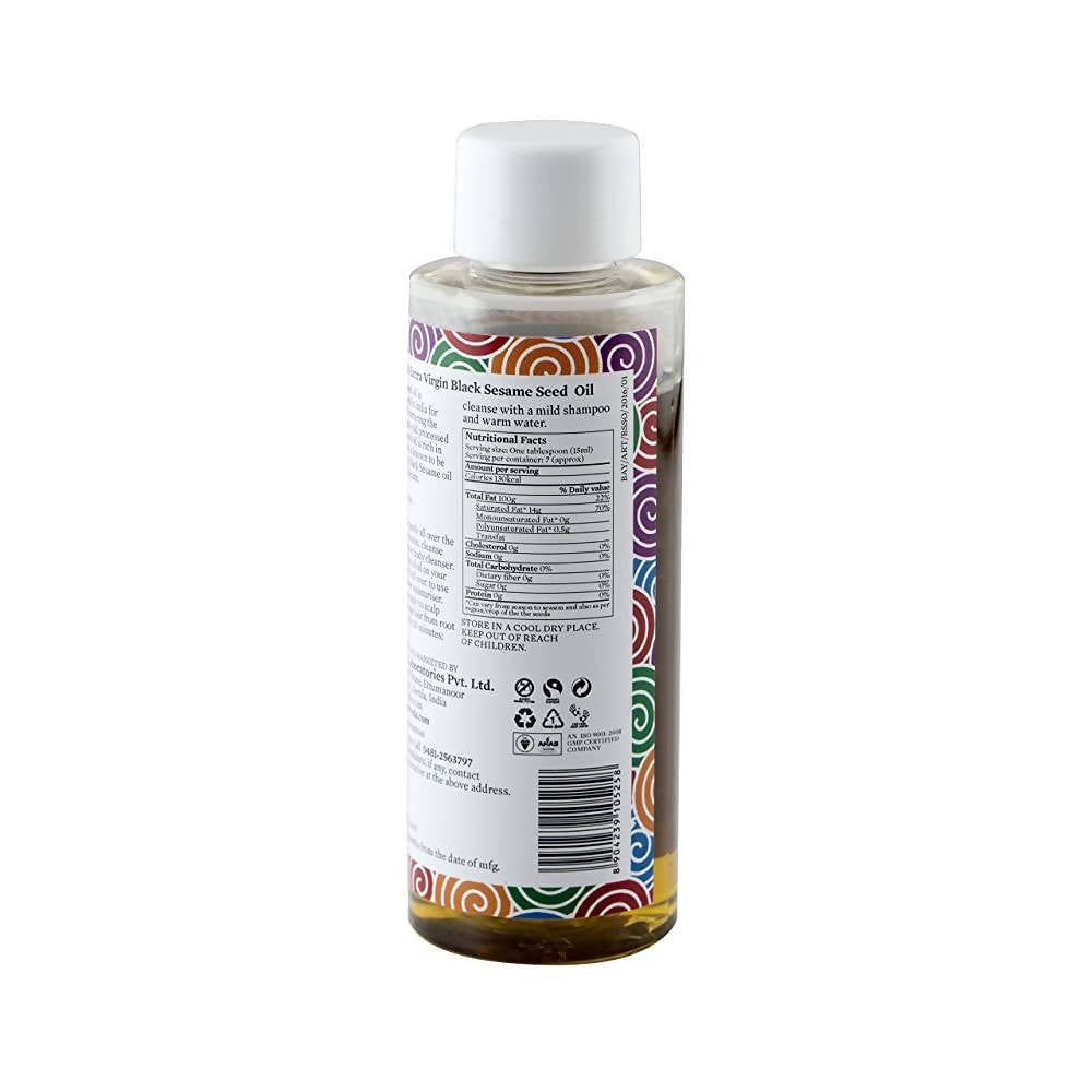 Bipha Ayurveda Cold Pressed Extra Virgin Black Sesame Seed Oil
