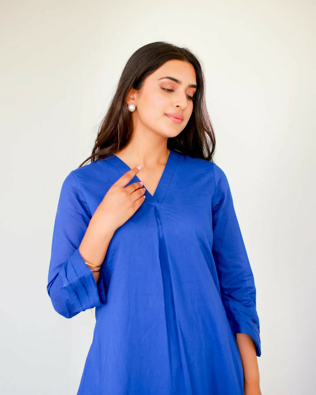 Aayaa Designer Pure Cotton 2 Piece Set Kurti & Set - Distacart