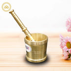 Brass Mortar and Pestle - Embrace the Art of Traditional Grinding