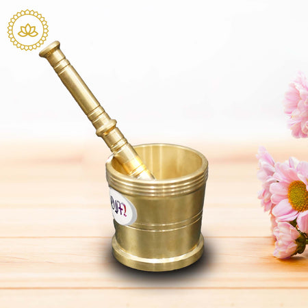 Brass Mortar and Pestle - Embrace the Art of Traditional Grinding