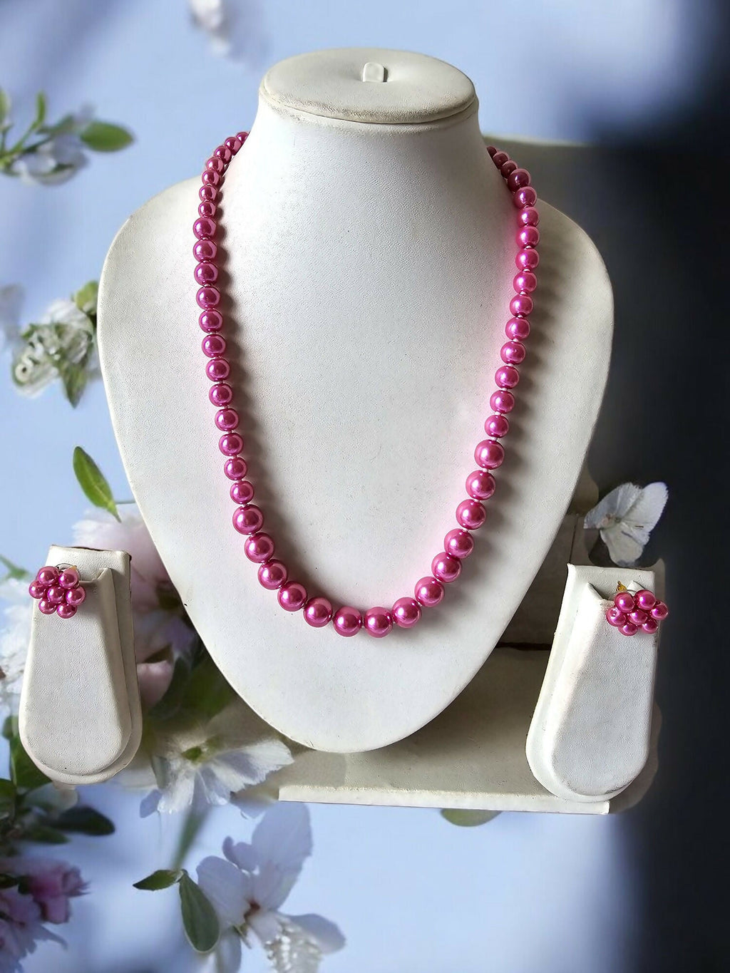 Inhanns Spectrum Everyday Pearl Sets - Single Strand - Pink