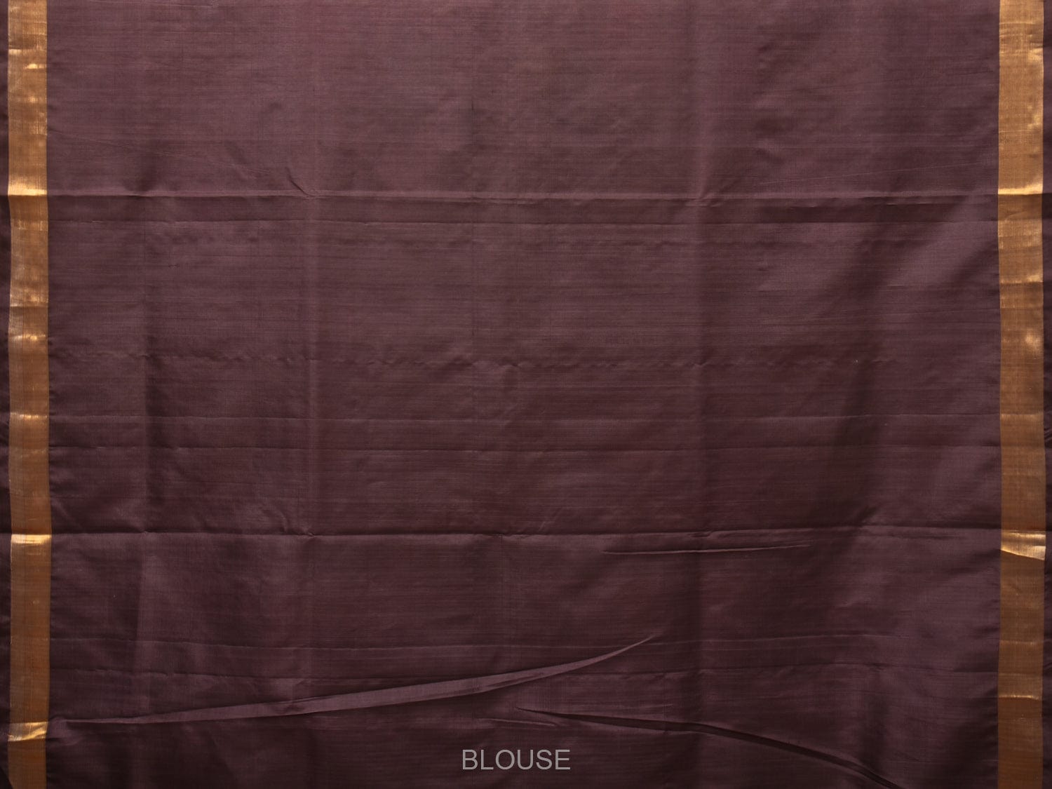 Brown Uppada Silk Handloom Saree with All Over Birds and Lotus Design - Global Threads