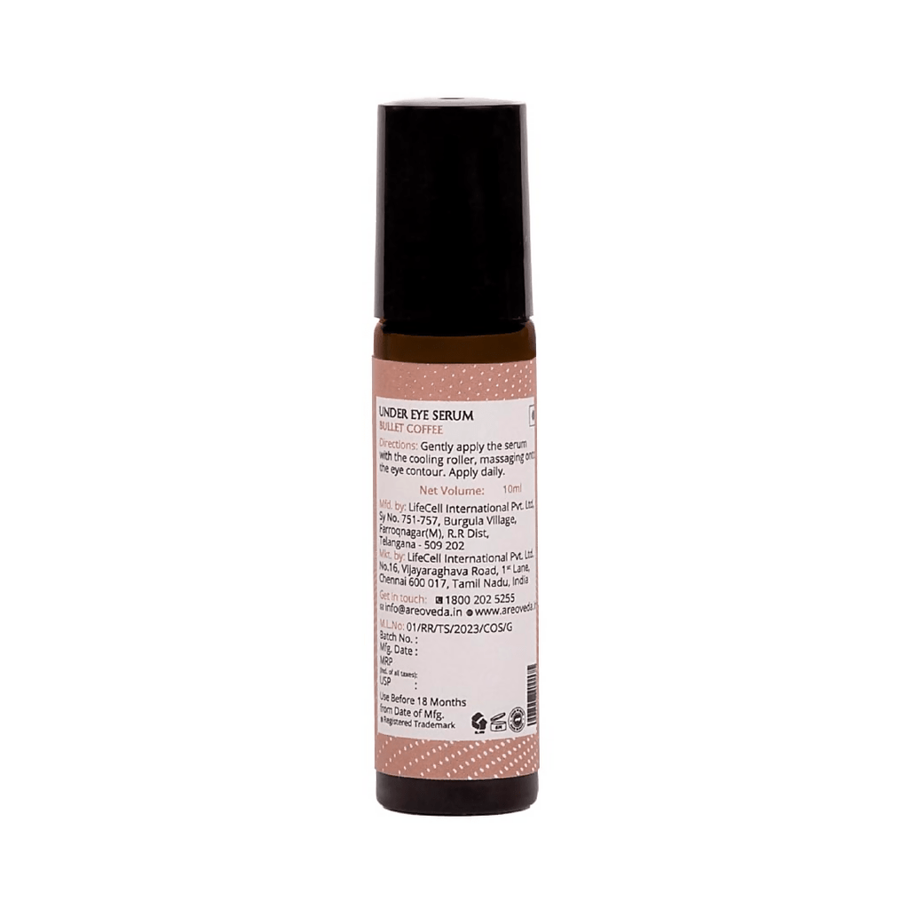 AreoVeda Under Eye Serum With CryoCoffee
