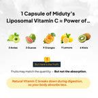 Miduty Liposomal Vitamin C - Immunity Booster Capsules