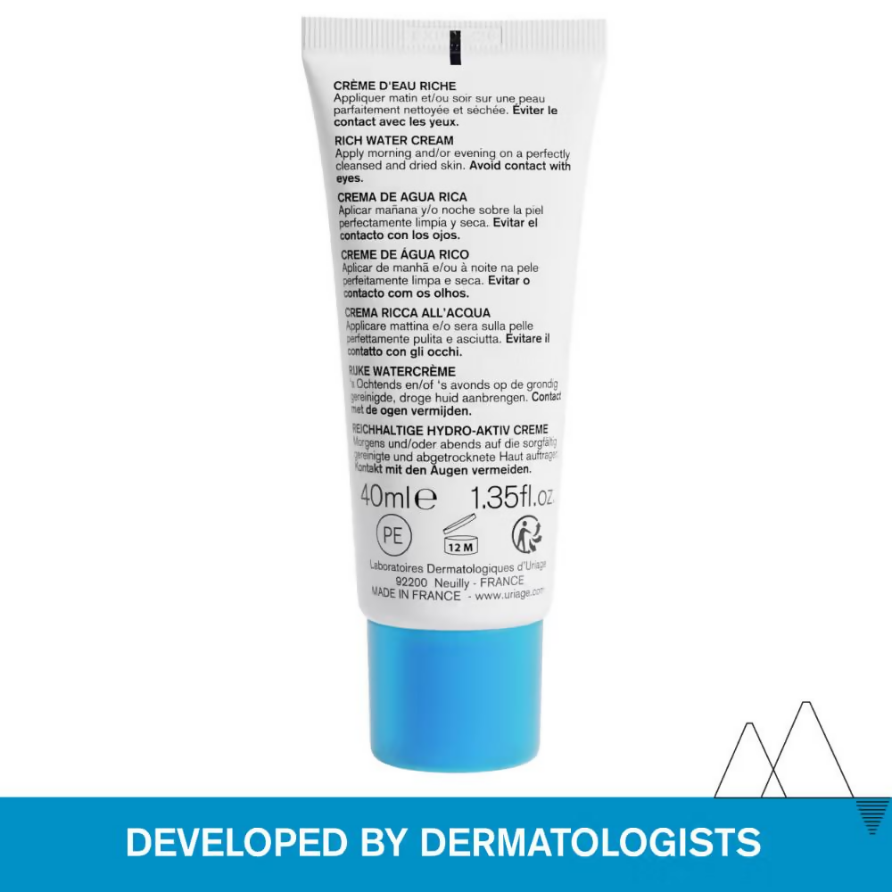 Uriage Eau Thermale Hydrating Rich Moisturizing Face Cream