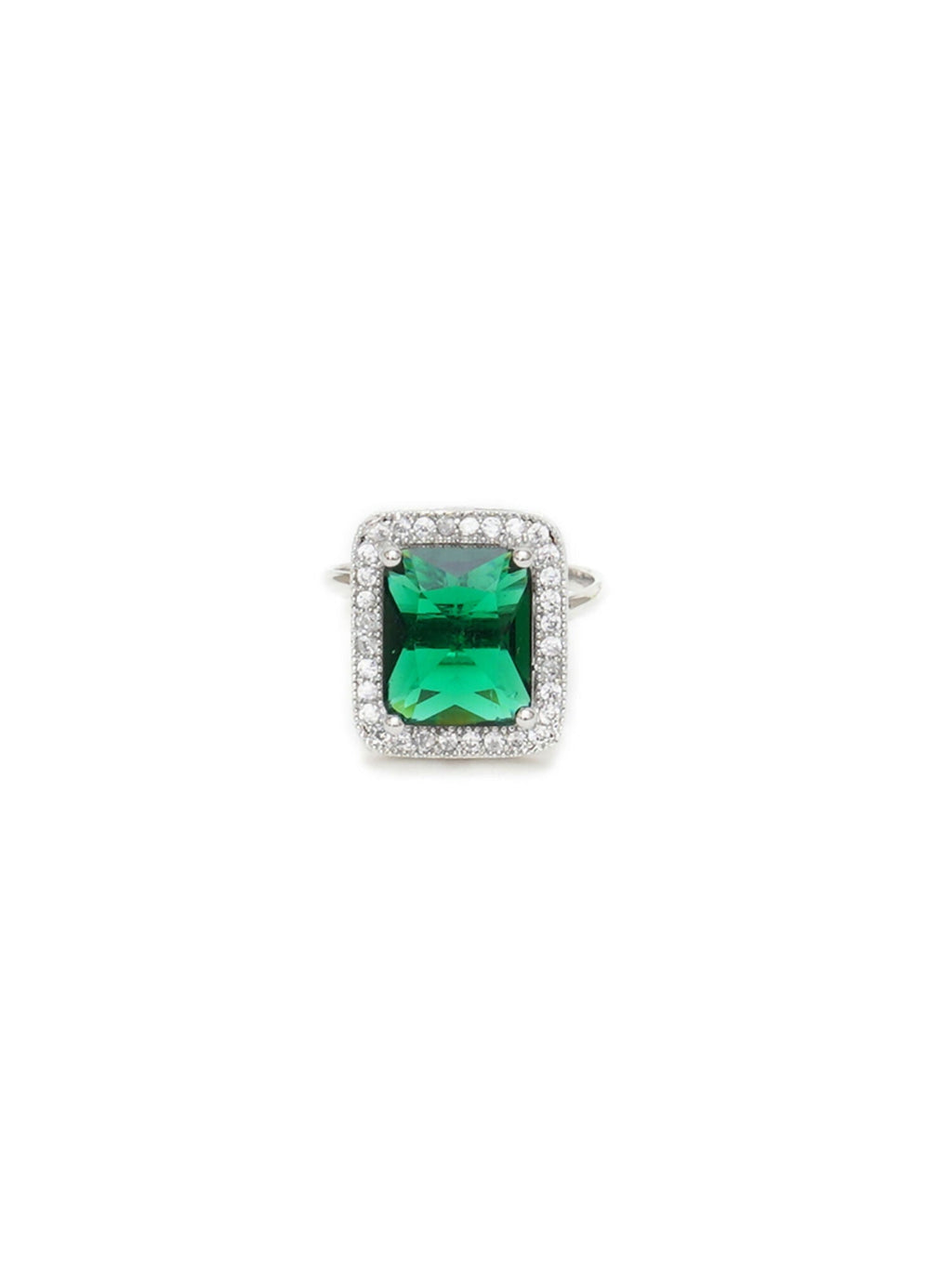 green stone ring (Green) - Ruby Raang