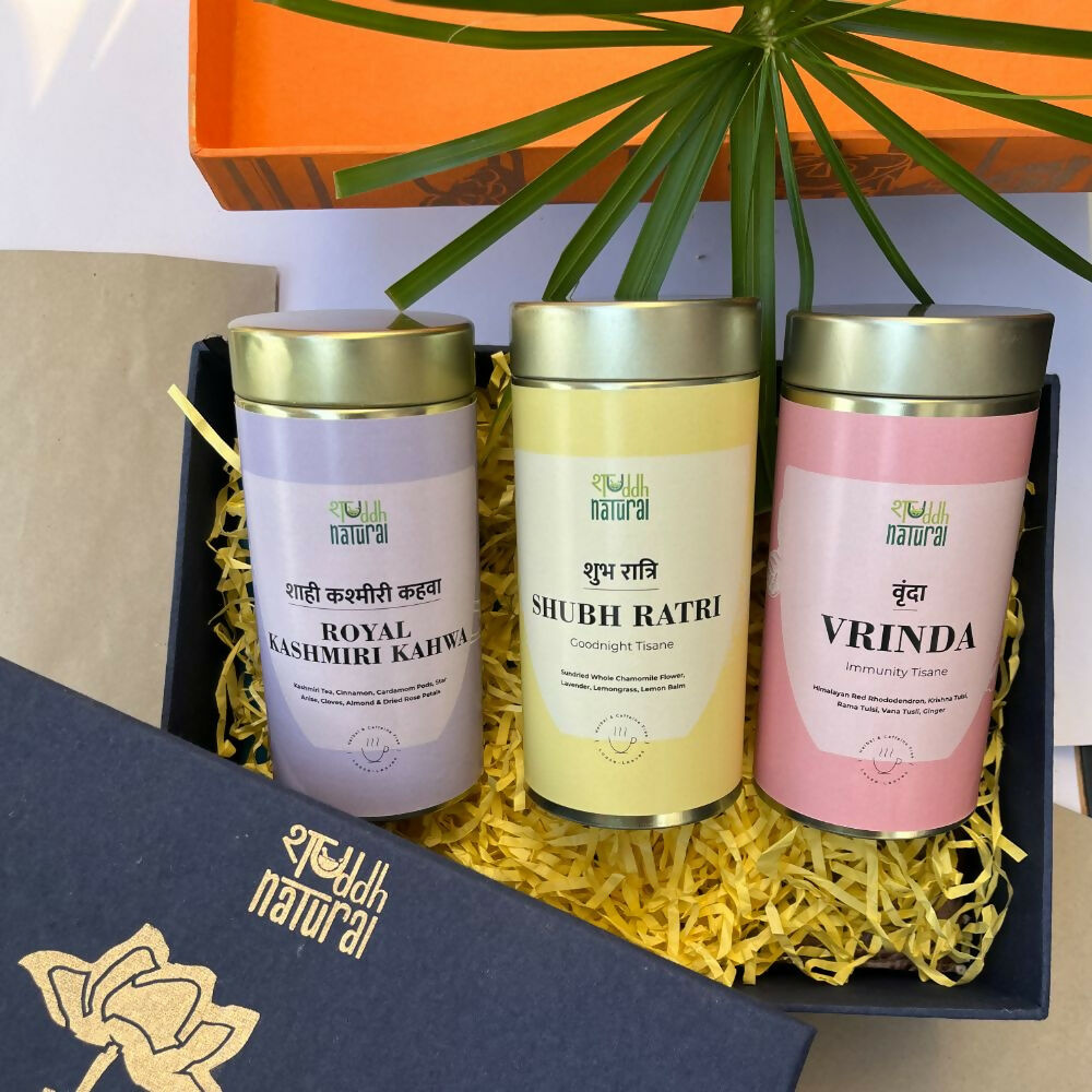 Shuddh Natural Festive Diwali Gift Hamper - Tea Tisane - Distacart