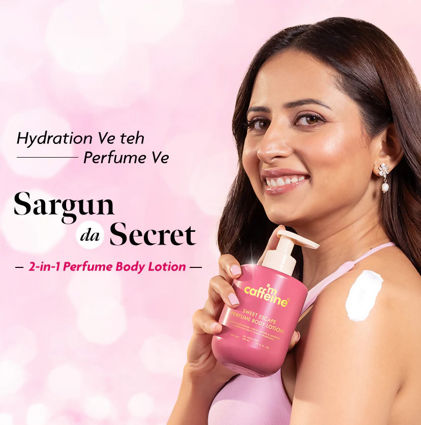 mCaffeine Pink Glow Set (Guava Body Wash & Sweet Escape Body Lotion) - Distacart
