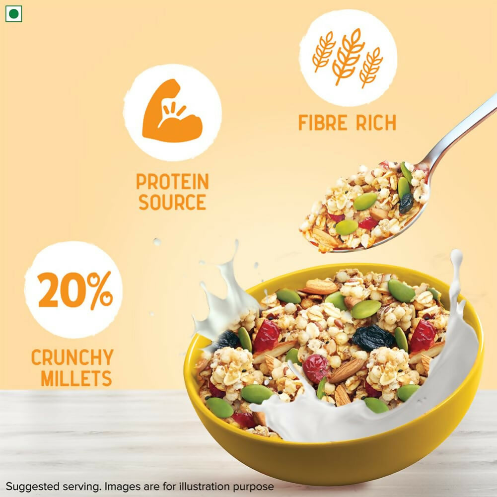 Tata Soulfull Millet Granola (Honey, Fruits, Nuts & Seeds) - Distacart