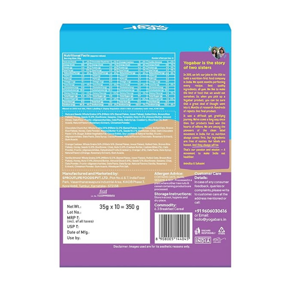 Yoga Bar Energy Bars - Distacart