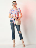 Myshka Women's Multi Printed Top