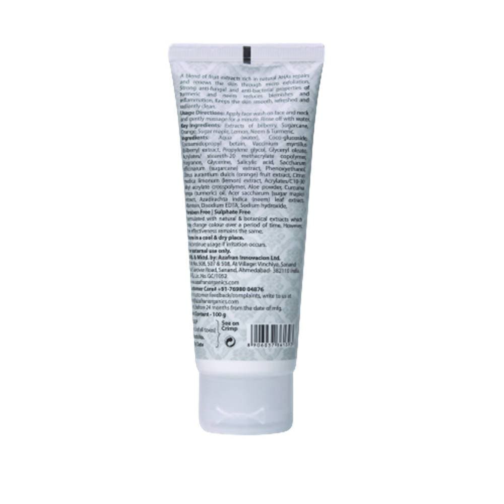 Azafran Organics Clear Skin Face Wash - Distacart