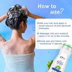 Globus Naturals Anti Dandruff Shampoo, For Dandruff and Itchy Scalp, Suitable For All Hair Types - Distacart