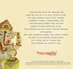 Tied Ribbons Decorative Murli Ganesh Idol