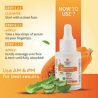 Ayouthveda Blemish Control Papaya Vera Face Serum - Distacart