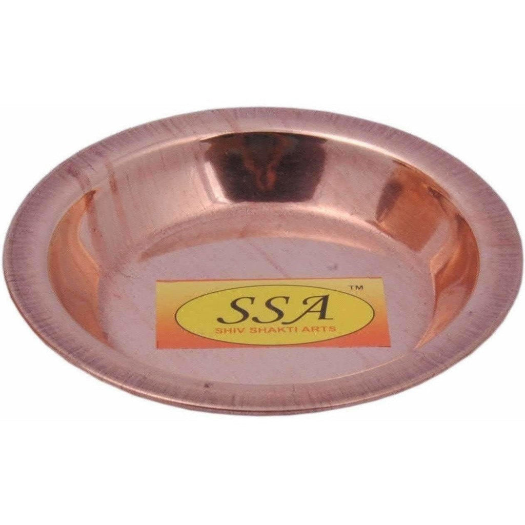 Handmade Pure Copper Kalash Lota With Lid Copper Kalash  (Height: 6.5 inch, Brown)