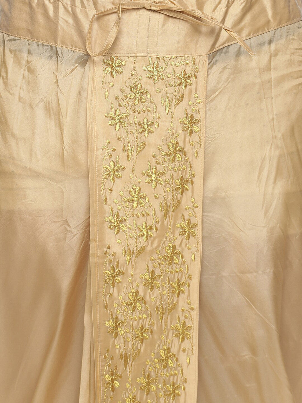 Sethukrishna Men Golden Embroidered Dhoti Pant - Distacart