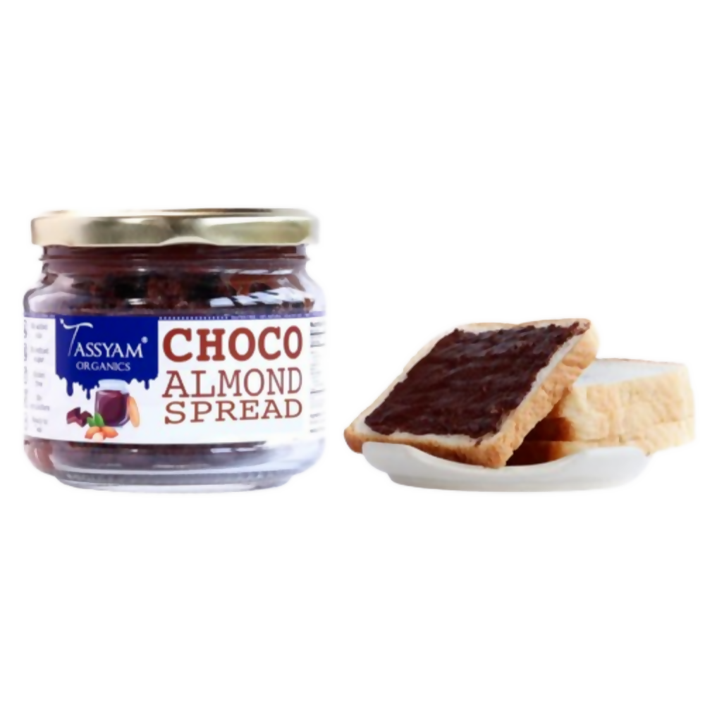 Tassyam Organics Rich Dark Chocolate Almond Spread