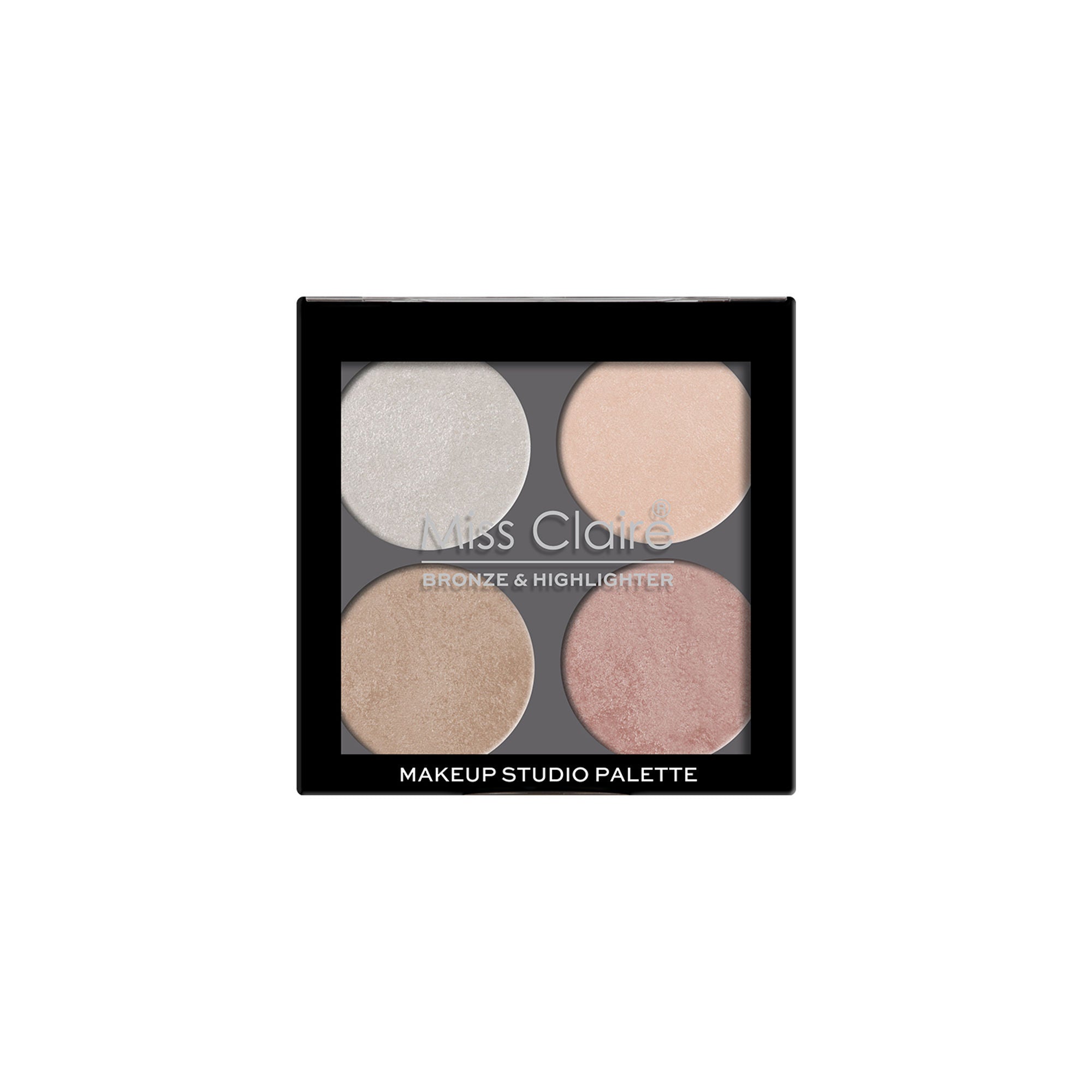 Miss Claire Bronze & Highlighter Makeup Studio Palette - 2