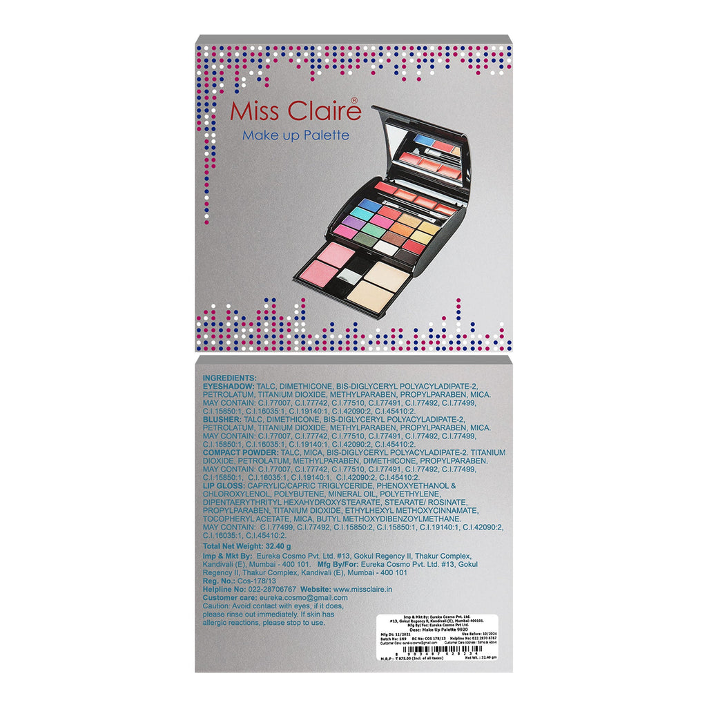 Miss Claire Make Up Palette 9920 (Make Up Kit)