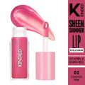 kinded sheen shimmer lip gloss 02 cosmos pink